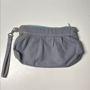 Gray Wristlet Clutch